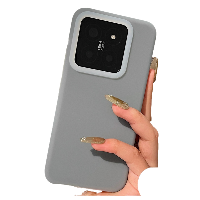 Gélový tekutý silikónový kryt pre Xiaomi 17 Pro a Xiaomi 14 Ultra, príjemný na dotyk, úplné krytie