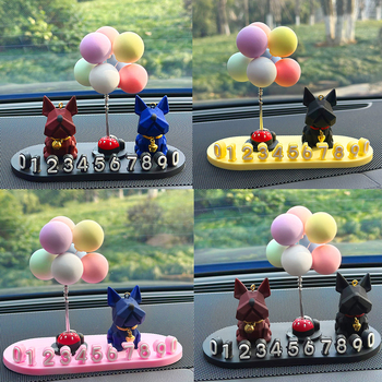 Dočasná parkovacia tabuľka pre auto s motívom buldoga – PVC mäkká guma, skrytý typ, bez personalizácie