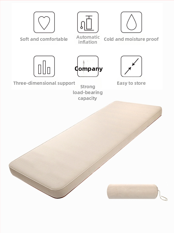 Savarankiškai pripučiamas kempting lova vienam arba dviem; apkrova 300 kg; svoris 10 kg; paviršius iš TPU 30D audinio.