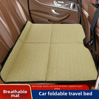 Saliekams nepiepūšams automašīnas matračs aizmugurējā sēdekļa vietai – ceļojumu atpūtai, universāla pielietojamība, maksimālā slodze 600 kg