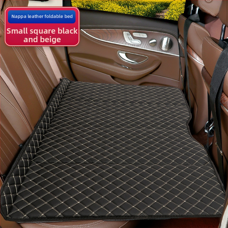 Saliekams nepiepūšams automašīnas matračs aizmugurējā sēdekļa vietai – ceļojumu atpūtai, universāla pielietojamība, maksimālā slodze 600 kg