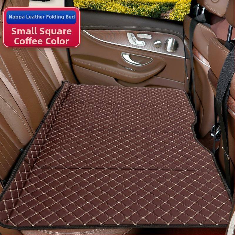 Saliekams nepiepūšams automašīnas matračs aizmugurējā sēdekļa vietai – ceļojumu atpūtai, universāla pielietojamība, maksimālā slodze 600 kg