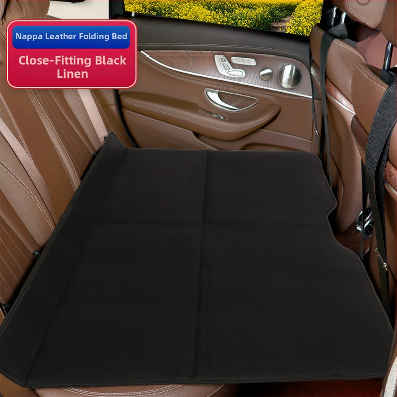 Saliekams nepiepūšams automašīnas matračs aizmugurējā sēdekļa vietai – ceļojumu atpūtai, universāla pielietojamība, maksimālā slodze 600 kg