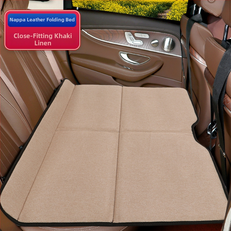 Saliekams nepiepūšams automašīnas matračs aizmugurējā sēdekļa vietai – ceļojumu atpūtai, universāla pielietojamība, maksimālā slodze 600 kg