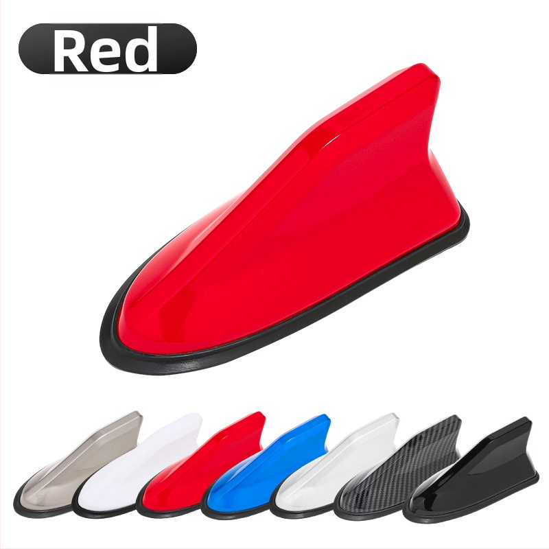 Antena auto în formă de aripă de rechin, corp ABS, MT1202, compatibilitate universală, antenă decorativă pentru semnal FM/AM