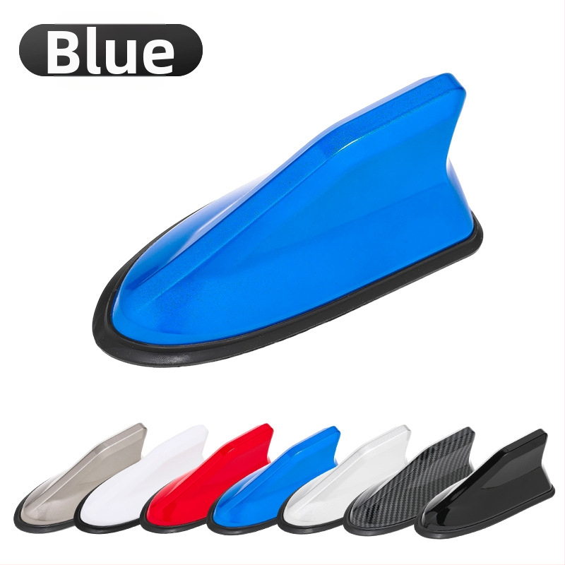 Antena auto în formă de aripă de rechin, corp ABS, MT1202, compatibilitate universală, antenă decorativă pentru semnal FM/AM