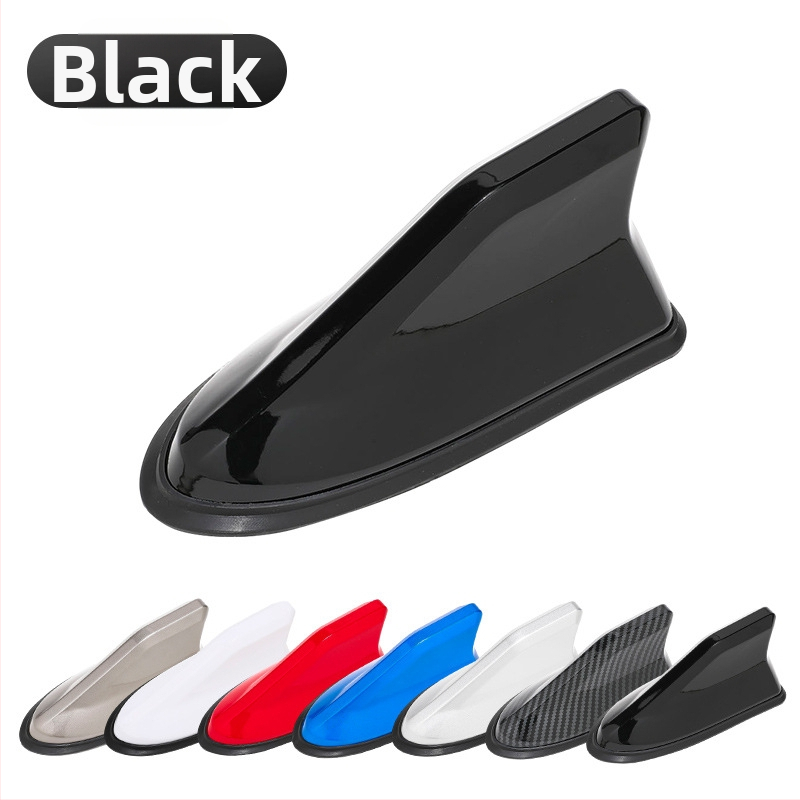 Antena auto în formă de aripă de rechin, corp ABS, MT1202, compatibilitate universală, antenă decorativă pentru semnal FM/AM