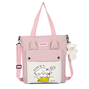 Unisex torba preko ramena za školu – ultra lagana, anime uzorak, Oxford tkanina, podstava poliester, prozračna, za osnovnu školu, ljeto 2024