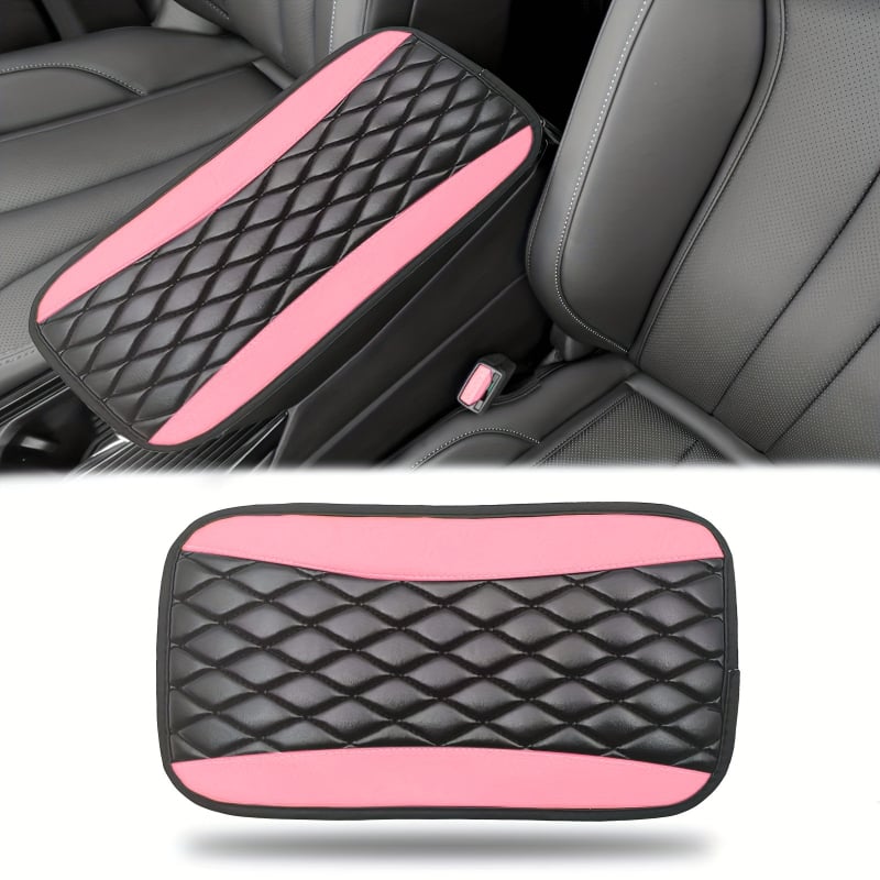 Zhuoliya подлакътник за автомобил — PU кожа, 3D балонеста текстура, универсален централен подлакътник