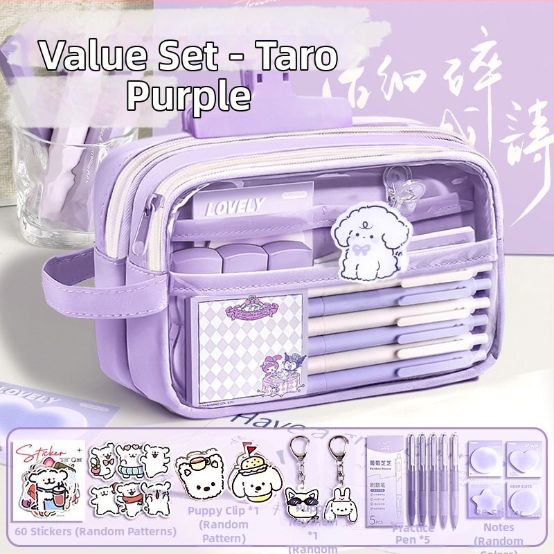 Auduma pildspalvas soma, caurspīdīga, Insta stils, skolas piederumi