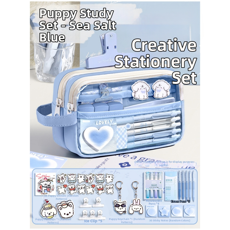 Auduma pildspalvas soma, caurspīdīga, Insta stils, skolas piederumi