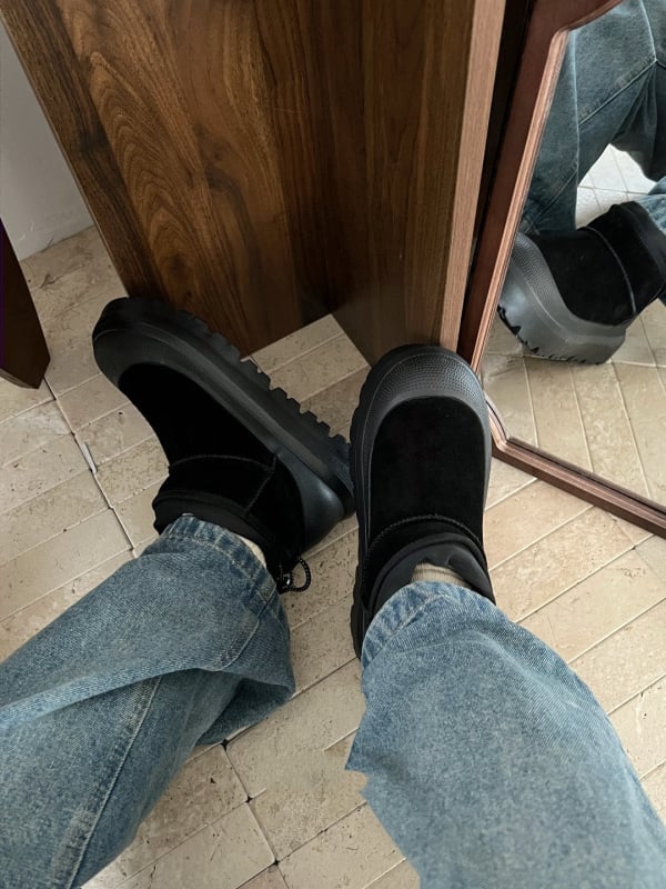 Tasman augstās sniega zābaki ar biezu zolēm, vilnas izolācija, auklas, EVA zole