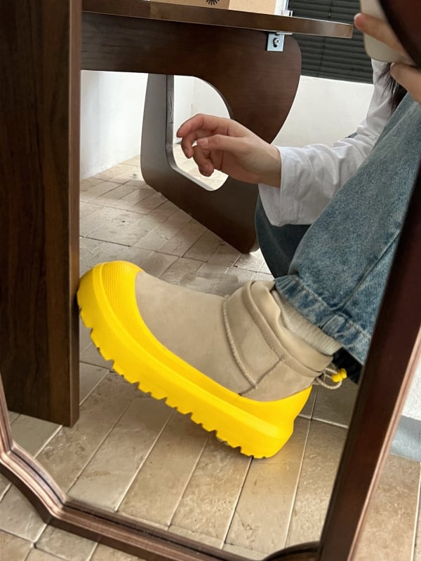 Tasman augstās sniega zābaki ar biezu zolēm, vilnas izolācija, auklas, EVA zole