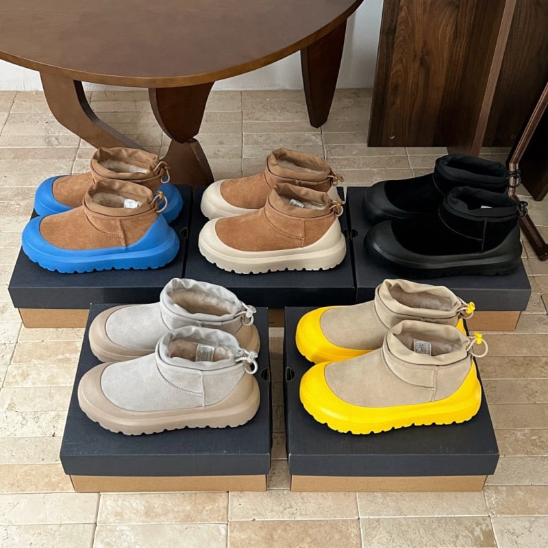 Tasman augstās sniega zābaki ar biezu zolēm, vilnas izolācija, auklas, EVA zole