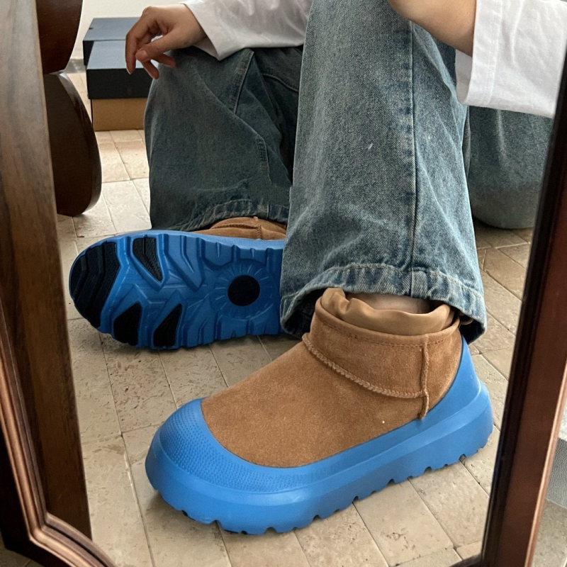 Tasman augstās sniega zābaki ar biezu zolēm, vilnas izolācija, auklas, EVA zole