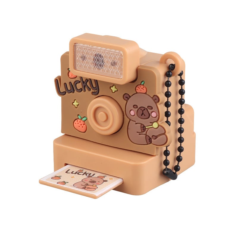 Jucărie-cameră cu iluminare și sunet, pandantiv pentru chei și ornament pentru ghiozdan, din plastic, pentru copii 4–6 ani