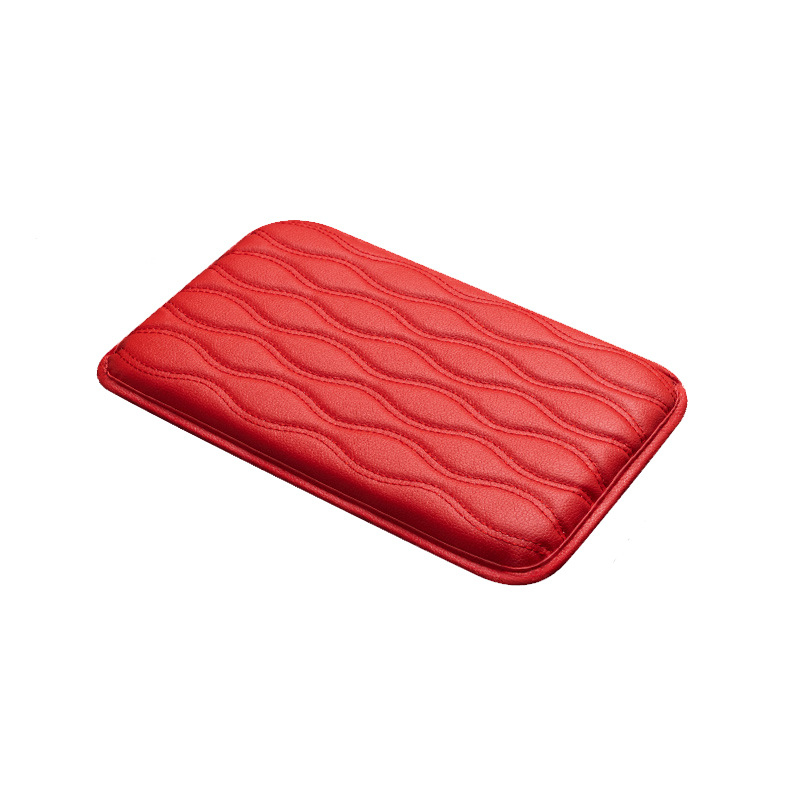 Ādas rokas balsta spilventiņš centrālajai konsolē — universāls, pacelšanas spilvens