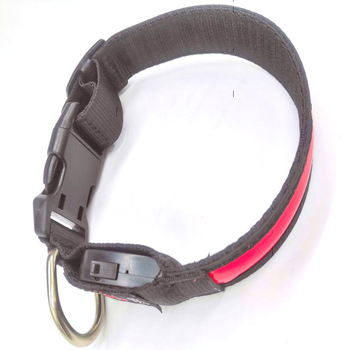 USB töltéses LED kutya gallér, visszaverő, PU anyag, márka Hung-hyun, származás Guangdong, licencelt magáncímke elérhető