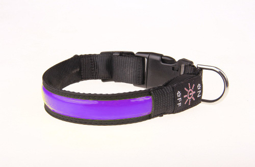 USB töltéses LED kutya gallér, visszaverő, PU anyag, márka Hung-hyun, származás Guangdong, licencelt magáncímke elérhető
