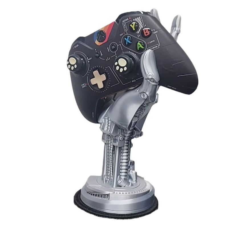 PS45 cyberpunk stalak s integriranim držačem kontrolera, plastičan
