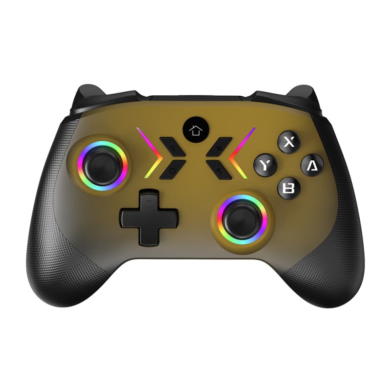 Ασύρματο χειριστήριο παιχνιδιών με Hall αισθητήρα, RGB φωτισμό, διπλό κραδασμό, Bluetooth, USB-C