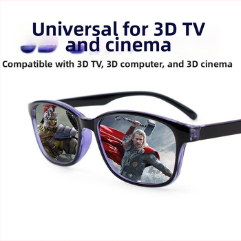 Kinoteātra 3D brilles IMAX polarizētas pieaugušajiem un bērniem, polarizētas 3D brilles miopijai