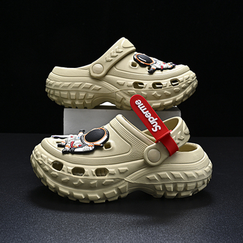 Clogs pentru copii din EVA, model Cartoon, vârsta 4–16 ani, vară, partea superioară EVA, talpă EVA