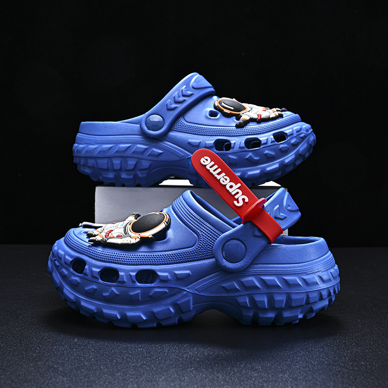 Clogs pentru copii din EVA, model Cartoon, vârsta 4–16 ani, vară, partea superioară EVA, talpă EVA