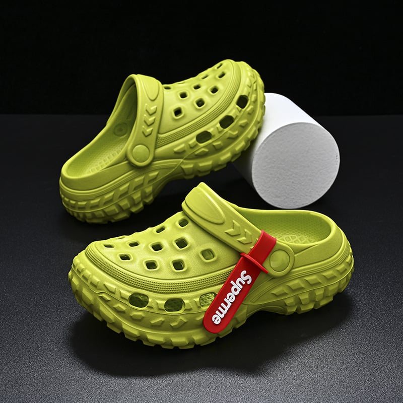 Clogs pentru copii din EVA, model Cartoon, vârsta 4–16 ani, vară, partea superioară EVA, talpă EVA