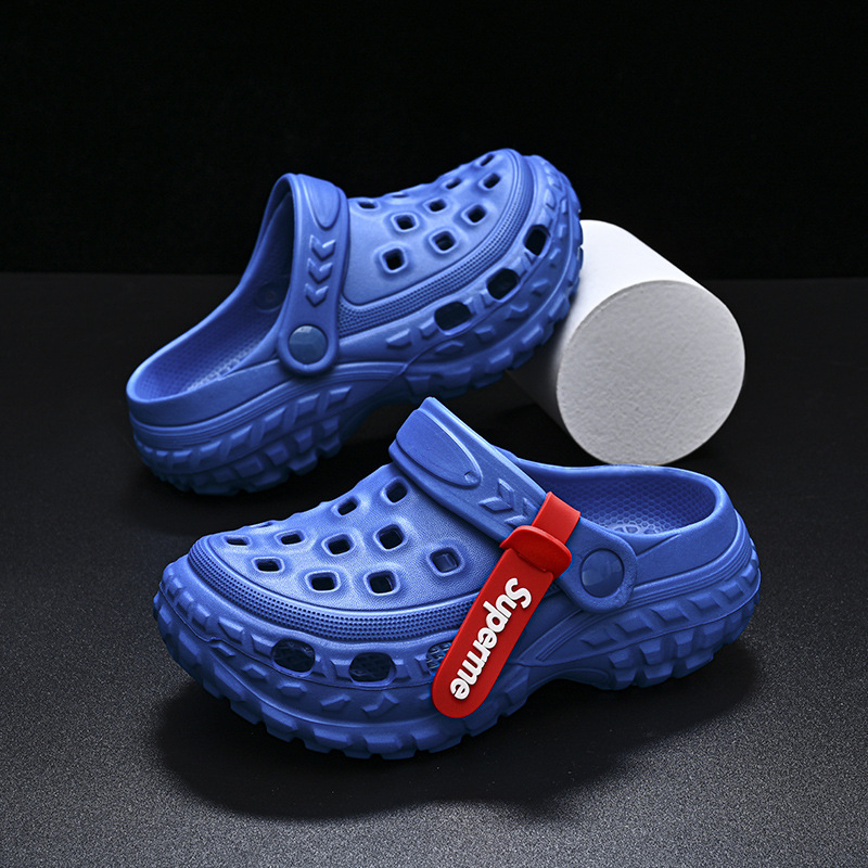 Clogs pentru copii din EVA, model Cartoon, vârsta 4–16 ani, vară, partea superioară EVA, talpă EVA