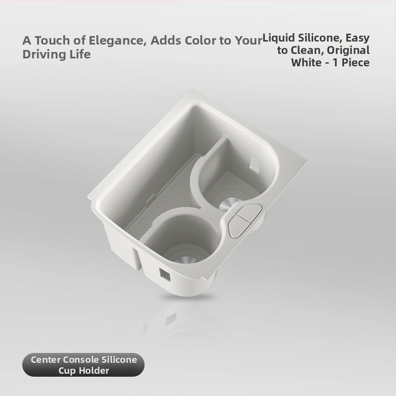 Silīkona glāžu turētājs centrālajā konsolē ar bezvadu uzlādi – Modelis Accumulate 7x – Zīmols Easy to be beautiful