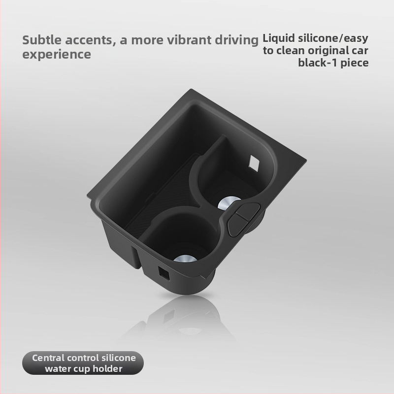 Silīkona glāžu turētājs centrālajā konsolē ar bezvadu uzlādi – Modelis Accumulate 7x – Zīmols Easy to be beautiful