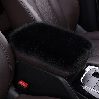 Automašīnas rokasbalsts ar mākslīgas lapsas pūka virsmu, universāla saderība, pielāgojama