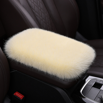 Automašīnas rokasbalsts ar mākslīgas lapsas pūka virsmu, universāla saderība, pielāgojama
