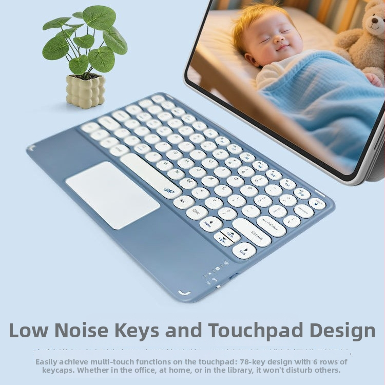 Bezdrôtová Bluetooth klávesnica, model New-ghb-250c, ergonomická, tlač loga k dispozícii, OEM spracovanie