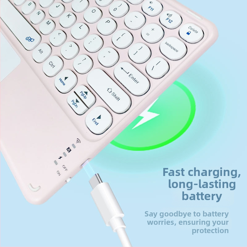 Bezdrôtová Bluetooth klávesnica, model New-ghb-250c, ergonomická, tlač loga k dispozícii, OEM spracovanie