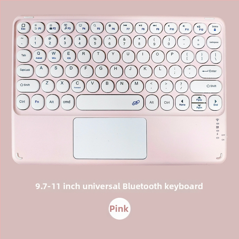 Bezdrôtová Bluetooth klávesnica, model New-ghb-250c, ergonomická, tlač loga k dispozícii, OEM spracovanie