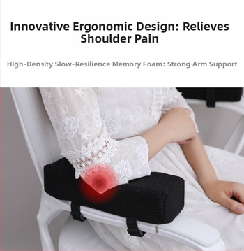 Memóriás habból készült kartámasz párna – játék- és irodai székhez