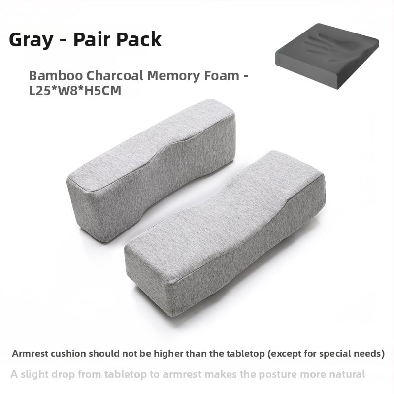 Memóriás habból készült kartámasz párna – játék- és irodai székhez