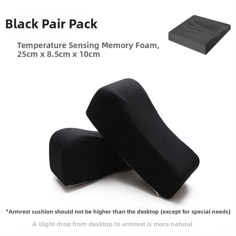 Memóriás habból készült kartámasz párna – játék- és irodai székhez