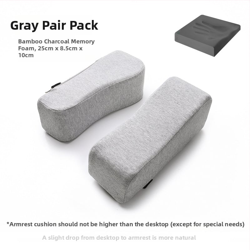 Memóriás habból készült kartámasz párna – játék- és irodai székhez