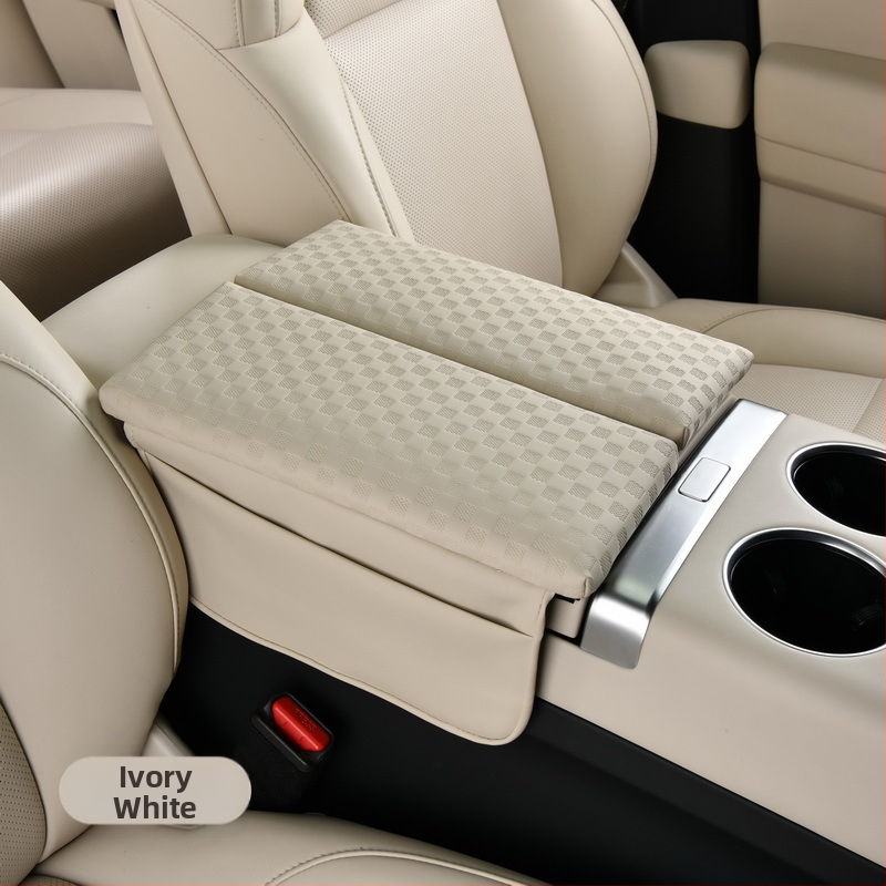 Automobiļa rokasbalsta kaste ar dubultu atvēršanu un ādas pārklājumu uzglabāšanai (Materiāls: Āda; Piemērojami modeļi: Universāli; Zīmols: Special; Privāta zīmola autorizācija: Jā)