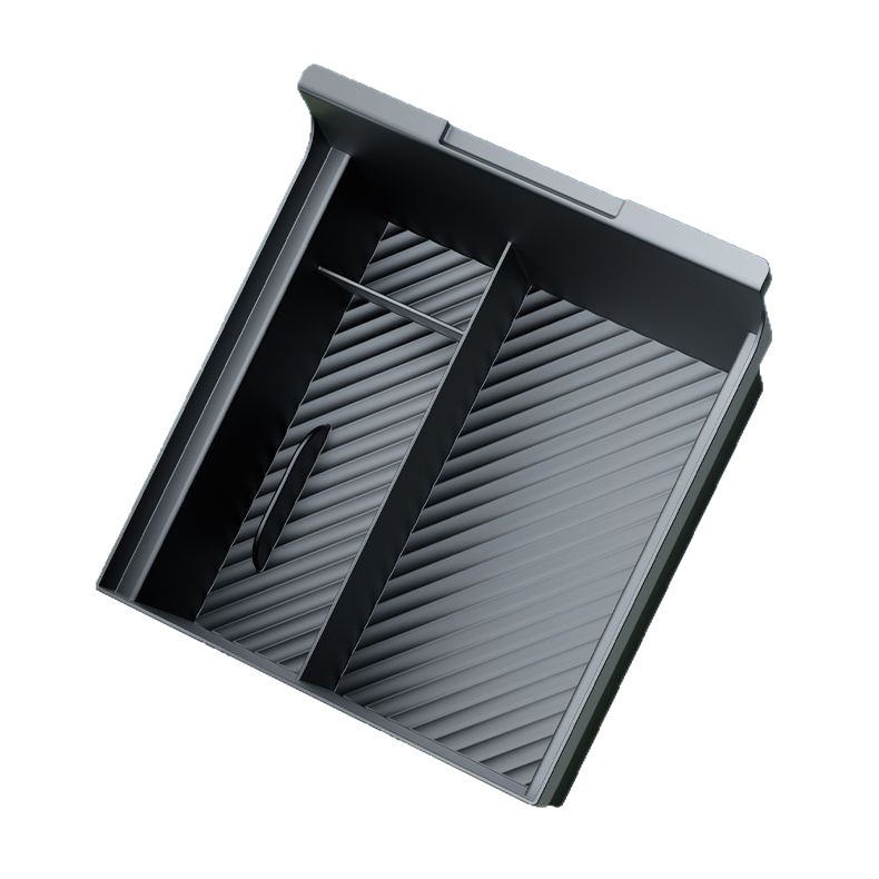 Plastiska centrālās konsoles uzglabāšanas vāciņš Tesla Model Y un Model 3; rokas balsta uzglabāšanas kastīte; privāta uzglabāšana