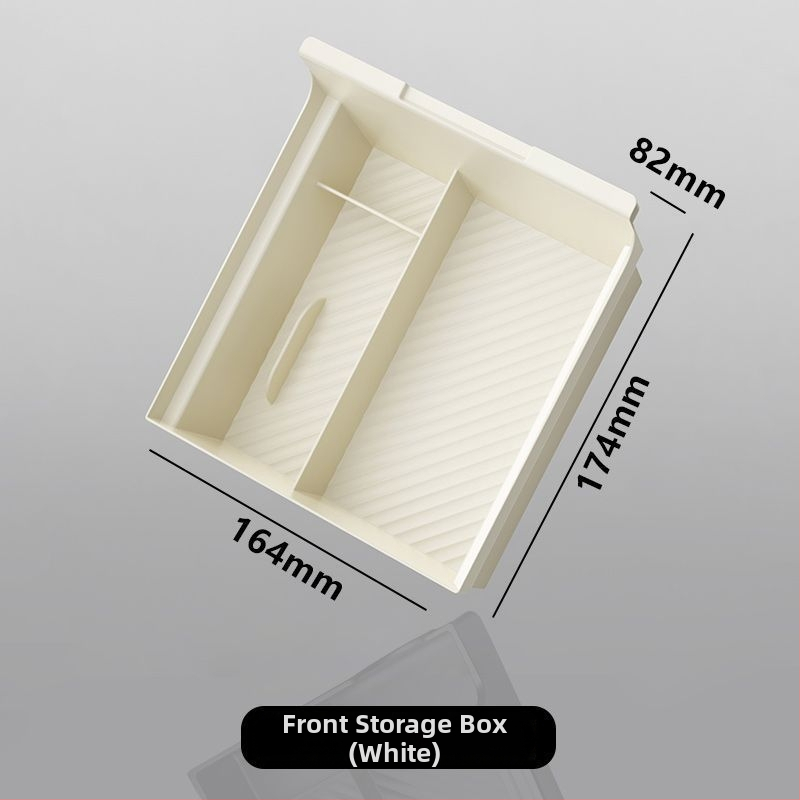 Plastiska centrālās konsoles uzglabāšanas vāciņš Tesla Model Y un Model 3; rokas balsta uzglabāšanas kastīte; privāta uzglabāšana