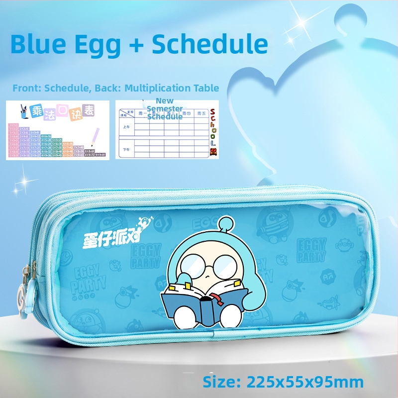 Caurskatāma zīmju soma Eggman party — audums, mīļš stils, Wheat and zīmols, IP apstiprināts (māksla un kultūras radīšana)