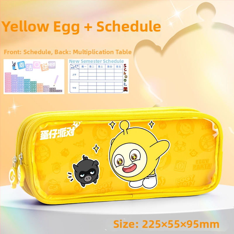 Caurskatāma zīmju soma Eggman party — audums, mīļš stils, Wheat and zīmols, IP apstiprināts (māksla un kultūras radīšana)