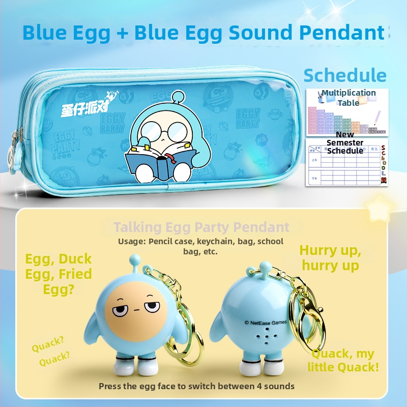 Caurskatāma zīmju soma Eggman party — audums, mīļš stils, Wheat and zīmols, IP apstiprināts (māksla un kultūras radīšana)