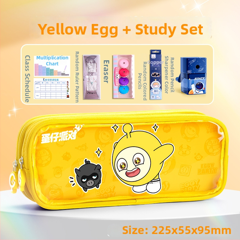 Caurskatāma zīmju soma Eggman party — audums, mīļš stils, Wheat and zīmols, IP apstiprināts (māksla un kultūras radīšana)