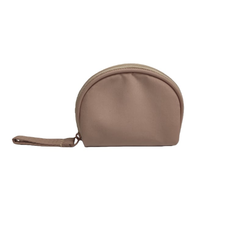 Козметична чанта Muji стил за пътуване, рециклиран полиестер, мрежеста шарка, подплата полиестер, цип