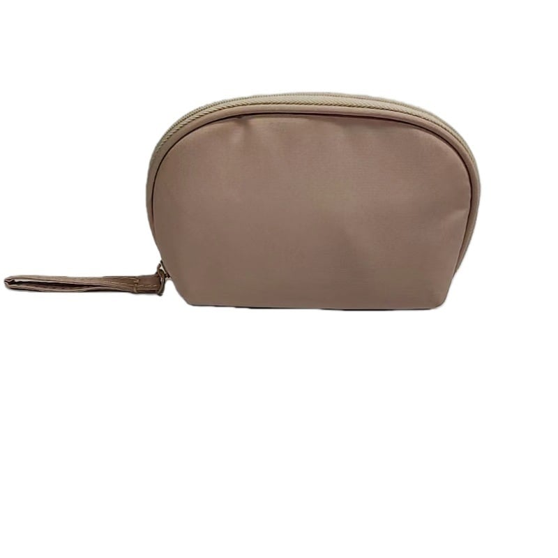 Козметична чанта Muji стил за пътуване, рециклиран полиестер, мрежеста шарка, подплата полиестер, цип